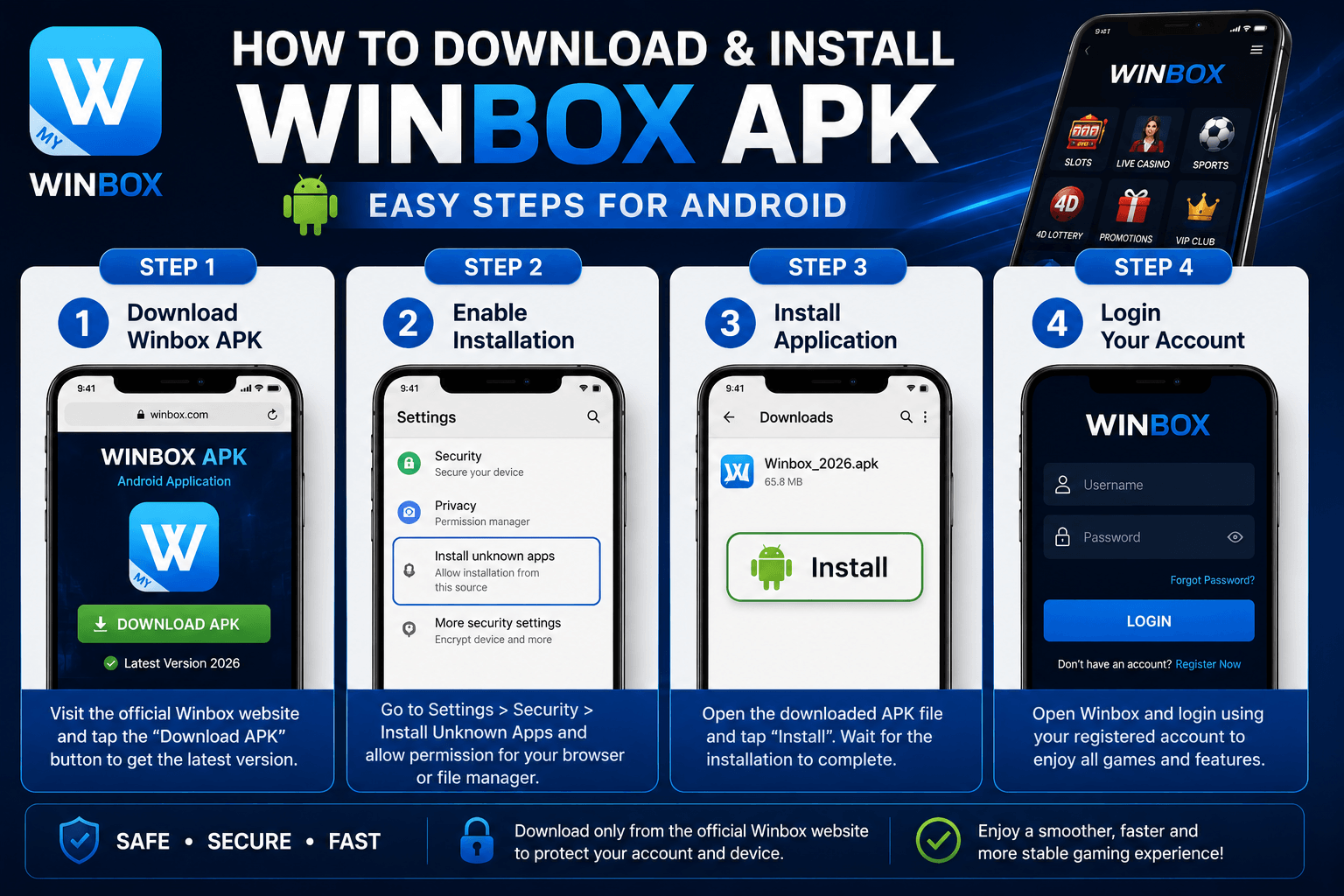 Winbox APK Installation Steps On Android Phone