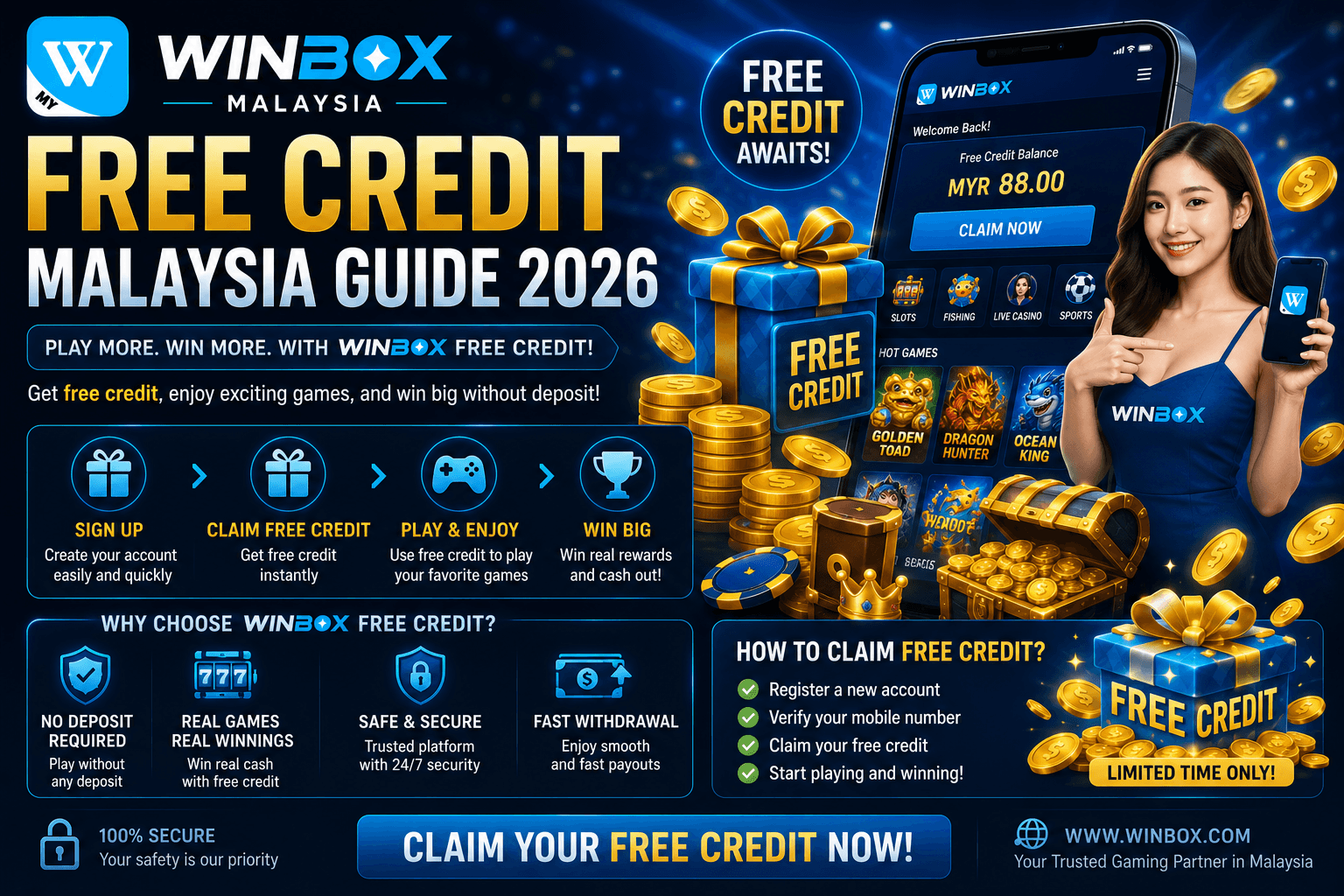 Winbox Free Credit Malaysia Bonus Guide 2026