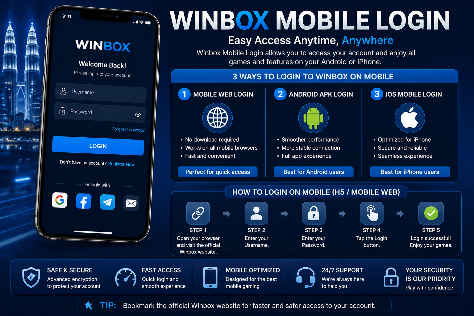 Winbox Mobile Login On Android And iPhone